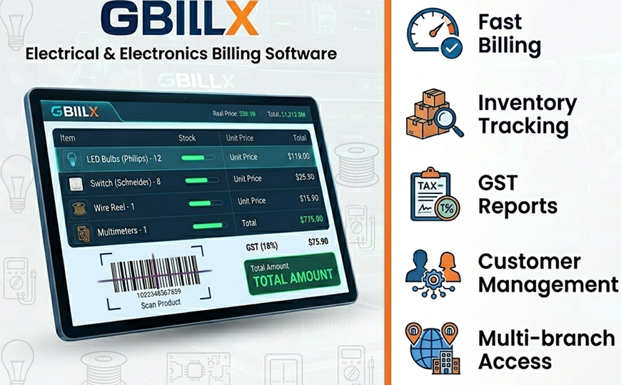 Electrical and Electronics Billing Software