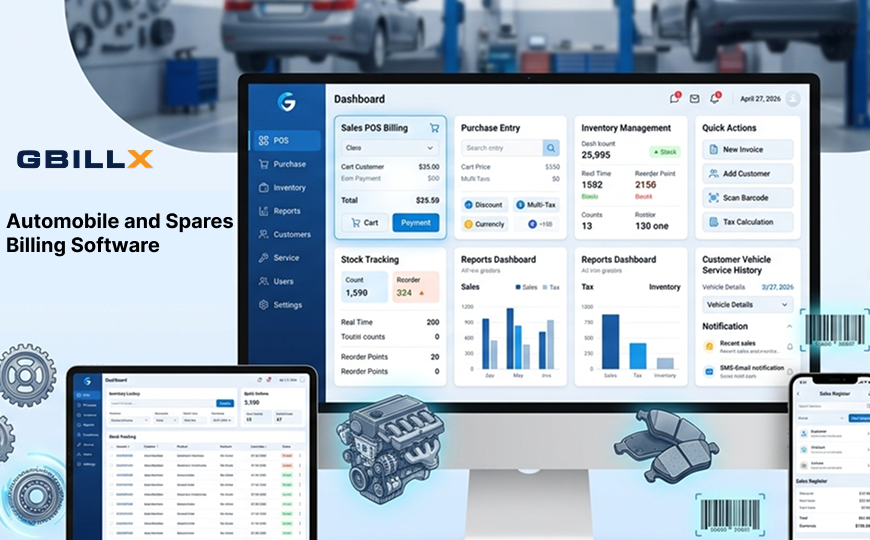Automobile and Spares Billing Software